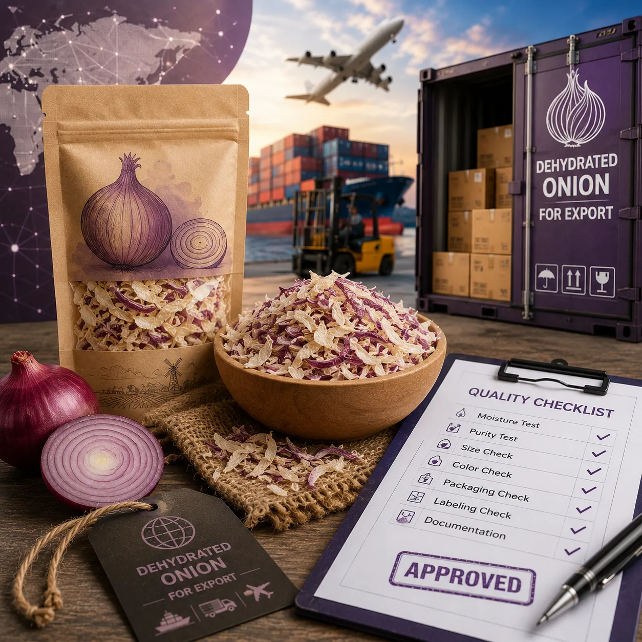 Dehydrated Onion